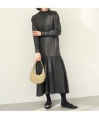 【アンフィーロ 自由区/UNFILO】の【洗える】ティアード ニットワンピース チャコール|ID: prp329100004243354 ipo3291000000031902517