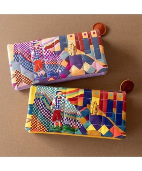 【ツモリチサト キャリー/tsumori chisato CARRY】 カラフルランドスケープ かぶせ 長財布人気、トレンドファッション・服の通販 founy(ファニー) ファッション Fashion レディースファッション WOMEN 財布 Wallets NEW・新作・新着・新入荷 New Arrivals イラスト Illustration ゴルフ Golf プリント Print 財布 Wallet |ID:prp329100004243477