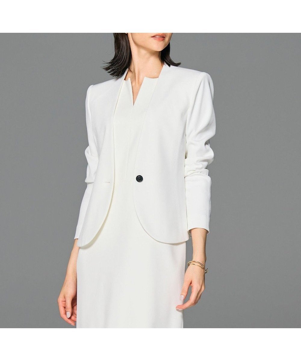 【ベイジ,/BEIGE,】の【洗える】LUIZA / ノーカラージャケット 人気、トレンドファッション・服の通販 founy(ファニー) 　ファッション　Fashion　レディースファッション　Ladies' Fashion Online　アウター　Coat Outerwear　ジャケット　Jackets　ノーカラージャケット　No Collar Leather Jackets　インナー　Inner　ジャケット　Jacket　ストレッチ　Stretch　スーツ　Suit　セットアップ　Set Up　セレモニー　Ceremony　人気　Popularity　ビジネス 仕事 通勤　Business　夏　Summer　定番　Standard　S/S・春夏　Ss・Spring/Summer　洗える　Washable　A/W・秋冬　Aw・Autumn/Winter・Fw・Fall-Winter　 other-1|ID: prp329100004243495 ipo3291000000032458290