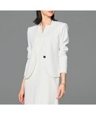 【ベイジ,/BEIGE,】の【洗える】LUIZA / ノーカラージャケット White|ID: prp329100004243495 ipo3291000000032458292