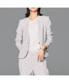 【ベイジ,/BEIGE,】の【洗える】LUIZA / ノーカラージャケット L.Grey|ID: prp329100004243495 ipo3291000000032458294