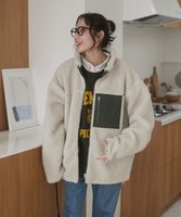 【ウィゴー/WEGO】の【ユニセックス着用ITEM/SMLサイズ展開】ボアブルゾン 人気、トレンドファッション・服の通販 founy(ファニー) ファッション Fashion レディースファッション WOMEN アウター Coat Outerwear ジャケット Jackets ブルゾン Blouson/Jackets インナー Inner 秋 Autumn/Fall カーゴパンツ Cargo Pants シンプル Simple ジャケット Jacket スウェット Sweat スマホ Smartphone ダウン Down デニム Denim ドローコード Draw Cord 定番 Standard ブルゾン Blouson 防寒 Cold Protection 冬 Winter A/W・秋冬 Aw・Autumn/Winter・Fw・Fall-Winter NEW・新作・新着・新入荷 New Arrivals おすすめ Recommend |ID:prp329100004243620