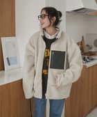 【ウィゴー/WEGO】の【ユニセックス着用ITEM/SMLサイズ展開】ボアブルゾン 人気、トレンドファッション・服の通販 founy(ファニー) ファッション Fashion レディースファッション WOMEN アウター Coat Outerwear ジャケット Jackets ブルゾン Blouson/Jackets インナー Inner 秋 Autumn/Fall カーゴパンツ Cargo Pants シンプル Simple ジャケット Jacket スウェット Sweat スマホ Smartphone ダウン Down デニム Denim ドローコード Draw Cord 定番 Standard ブルゾン Blouson 防寒 Cold Protection 冬 Winter A/W・秋冬 Aw・Autumn/Winter・Fw・Fall-Winter NEW・新作・新着・新入荷 New Arrivals おすすめ Recommend thumbnail ベージュ|ID: prp329100004243620 ipo3291000000029439690