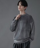 【ウィゴー/WEGO】の【ユニセックス着用ITEM】マイクロシャギーワンポイントプルオーバー ダークグレー|ID:prp329100004243645