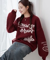 【ウィゴー/WEGO】のフラッフィーグラフィックBIGニットプルオーバー 人気、トレンドファッション・服の通販 founy(ファニー) ファッション Fashion レディースファッション WOMEN トップス・カットソー Tops/Tshirt ニット Knit Tops プルオーバー Pullover ヴィンテージ Vintage グラフィック Graphic ショート Short ストレート Straight スマホ Smartphone セーター Sweater デニム Denim トレンド Trend バランス Balance フィット Fit プリーツ Pleats ボトム Bottom ロング Long 冬 Winter A/W・秋冬 Aw・Autumn/Winter・Fw・Fall-Winter NEW・新作・新着・新入荷 New Arrivals おすすめ Recommend |ID:prp329100004243664