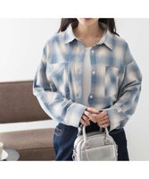 【ウィゴー/WEGO】のオンブレチェックショートシャツ 人気、トレンドファッション・服の通販 founy(ファニー) ファッション Fashion レディースファッション WOMEN トップス・カットソー Tops/Tshirt シャツ/ブラウス Shirts/Blouses S/S・春夏 Ss・Spring/Summer おすすめ Recommend インナー Inner キャミソール Camisole クロップド Cropped ショート Short スマホ Smartphone チェック Check バイアス Bias ポケット Pocket ワイド Wide 再入荷 Restock/Back In Stock/Re Arrival 夏 Summer 春 Spring |ID:prp329100004245776