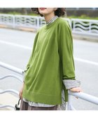 【クラフトスタンダードブティック/CRAFT STANDARD BOUTIQUE】の洗える/とてもちラグランニットプルオーバー Green|ID: prp329100004247851 ipo3291000000029477324