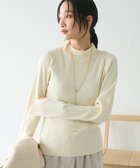 【クラフトスタンダードブティック/CRAFT STANDARD BOUTIQUE】の洗える/とてもちリブハイネックニットプルオーバー Ivory|ID: prp329100004247886 ipo3291000000029477440