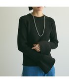 【グリーンパークス/Green Parks】のarmonia.袖フレアニットプルオーバー Black|ID: prp329100004247908 ipo3291000000031983371