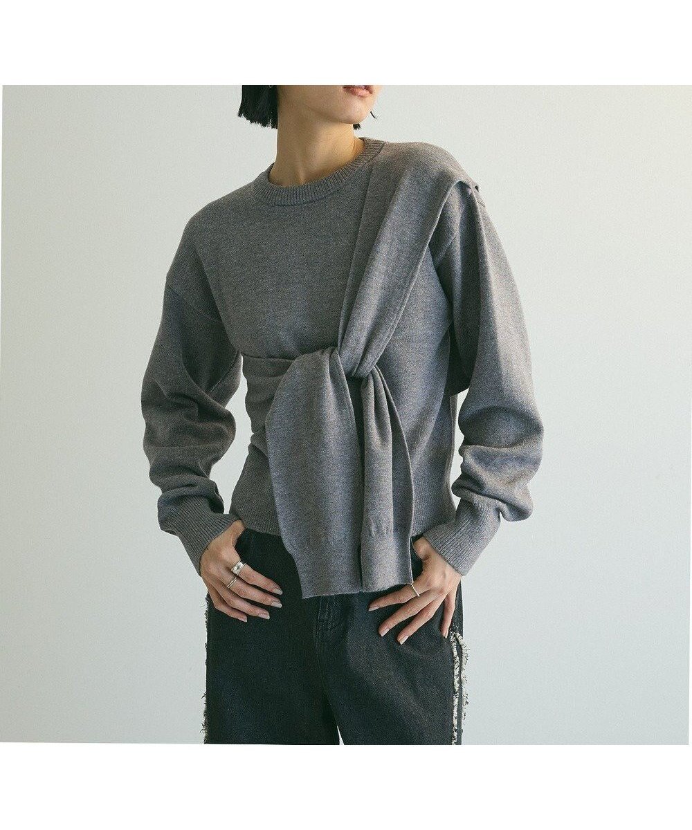 【グリーンパークス/Green Parks】のarmonia.ツイストレイヤードプルオーバー 人気、トレンドファッション・服の通販 founy(ファニー) 　ファッション　Fashion　レディースファッション　WOMEN　トップス・カットソー　Tops/Tshirt　ニット　Knit Tops　プルオーバー　Pullover　おすすめ　Recommend　セーター　Sweater　ベーシック　Basic　ポケット　Pocket　A/W・秋冬　Aw・Autumn/Winter・Fw・Fall-Winter　 other-1|ID: prp329100004247909 ipo3291000000031942049