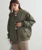 【グリーンパークス/Green Parks】の・swing by 中綿ボリュームスリーブMA-1 Khaki|ID: prp329100004247912 ipo3291000000029477550