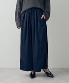 【イェッカ ヴェッカ/YECCA VECCA】のサテンタックワイドパンツ Navy|ID: prp329100004248040 ipo3291000000029478128