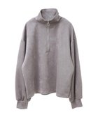 【グリーンパークス/Green Parks】の・SUGAR SPOON スエードポンチハーフZIP Gray|ID: prp329100004248049 ipo3291000000029478171