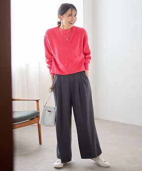 【エニィファム/any FAM】の【洗濯機可/ウエストゴム】2タックジョーゼットワイドパンツ 人気、トレンドファッション・服の通販 founy(ファニー) ファッション Fashion レディースファッション Ladies' Fashion Online パンツ Pants ジョーゼット Georgette ストレッチ Stretch トレンド Trend ワイド Wide A/W・秋冬 Aw・Autumn/Winter・Fw・Fall-Winter |ID:prp329100004248067