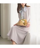 【フェルゥ/Feroux】の【洗える】パールボタンジャケット×スカート セットアップ ライトグレー系|ID: prp329100004248124 ipo3291000000031941935