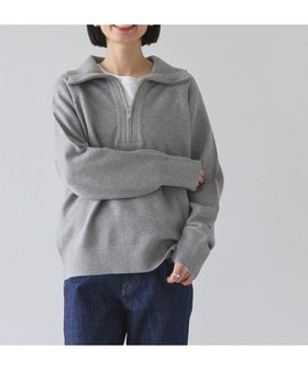 【アメリカンホリック/AMERICAN HOLIC】のバイパチハーフZIPニットプルオーバー 人気、トレンドファッション・服の通販 founy(ファニー) ファッション Fashion レディースファッション WOMEN トップス・カットソー Tops/Tshirt ニット Knit Tops プルオーバー Pullover NEW・新作・新着・新入荷 New Arrivals A/W・秋冬 Aw・Autumn/Winter・Fw・Fall-Winter おすすめ Recommend インナー Inner ジップ Zip スリーブ Sleeve セーター Sweater タートル Turtle 人気 Popularity 今季 This Season |ID:prp329100004248125