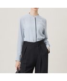 【アイシービー/iCB】の【UVケア・速乾・洗える】BackSatinAmunzen バンドカラーブラウス 人気、トレンドファッション・服の通販 founy(ファニー) ファッション Fashion レディースファッション Fashion for Women トップス・カットソー Cut & Sew Tops シャツ・ブラウス・オフィスカジュアル Elegant Blouses & Button-Ups インナー Innerwear 洗える Machine Washable サテン Satin, Glossy Fabric スーツ Suit, Formalwear 定番 Standard, Basic Item 人気 Popular, Best Seller プリント Print, Printed Pattern A/W・秋冬 Autumn/Winter 夏 Summer セレモニー Ceremony ビジネス 仕事 通勤 Business / Work / Commuting 2025年 2025 2025春夏・S/S Spring/Summer 2025 SS25 thumbnail サックスブルー系|ID: prp329100004248138 ipo3291000000033616833