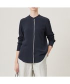 【アイシービー/iCB】の【UVケア・速乾・洗える】BackSatinAmunzen バンドカラーブラウス 人気、トレンドファッション・服の通販 founy(ファニー) ファッション Fashion レディースファッション Fashion for Women トップス・カットソー Cut & Sew Tops シャツ・ブラウス・オフィスカジュアル Elegant Blouses & Button-Ups インナー Innerwear 洗える Machine Washable サテン Satin, Glossy Fabric スーツ Suit, Formalwear 定番 Standard, Basic Item 人気 Popular, Best Seller プリント Print, Printed Pattern A/W・秋冬 Autumn/Winter 夏 Summer セレモニー Ceremony ビジネス 仕事 通勤 Business / Work / Commuting 2025年 2025 2025春夏・S/S Spring/Summer 2025 SS25 thumbnail ネイビー系|ID: prp329100004248138 ipo3291000000033616838