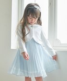 【エニファム/any FAM / KIDS】の【2点セット】ジャケット+シフォンプリーツワンピース サックスブルー|ID: prp329100004250808 ipo3291000000029501168