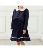 【エニファム/any FAM / KIDS】の【2点セット】ジャケット+シフォンプリーツワンピース ネイビー|ID: prp329100004250808 ipo3291000000029501169