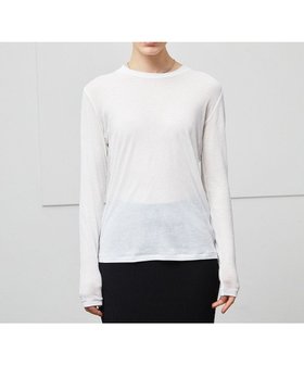 【ベイジ,/BEIGE,】 【洗える】SORE / コットンシアークルーネックカットソー人気、トレンドファッション・服の通販 founy(ファニー) ファッション Fashion レディースファッション WOMEN トップス・カットソー Tops/Tshirt シャツ/ブラウス Shirts/Blouses ロング / Tシャツ T-Shirts カットソー Cut and Sewn NEW・新作・新着・新入荷 New Arrivals A/W・秋冬 Aw・Autumn/Winter・Fw・Fall-Winter S/S・春夏 Ss・Spring/Summer インナー Inner カットソー Cut And Sew シアー Sheer ジャケット Jacket ビジネス 仕事 通勤 Business 夏 Summer 定番 Standard 洗える Washable |ID:prp329100004250842