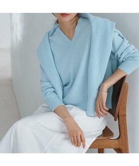 【23区/NIJYUSANKU】の【Oggi2月号掲載/洗える】ウールカシミヤ Vネック ニット 人気、トレンドファッション・服の通販 founy(ファニー) 雑誌掲載アイテム Magazine Items ファッション雑誌 Fashion Magazines オッジ Oggi ファッション Fashion レディースファッション WOMEN トップス・カットソー Tops/Tshirt ニット Knit Tops Vネック V-Neck 洗える Washable カシミヤ Cashmere コンパクト Compact シンプル Simple スマート Smart スリーブ Sleeve セーター Sweater 雑誌 Magazine 2月号 February Issue ベーシック Basic A/W・秋冬 Aw・Autumn/Winter・Fw・Fall-Winter |ID:prp329100004250861