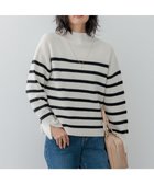 【23区/NIJYUSANKU】の【先行予約/洗える】ウールカシミヤ ボーダー ニット 人気、トレンドファッション・服の通販 founy(ファニー) ファッション Fashion レディースファッション WOMEN トップス・カットソー Tops/Tshirt ニット Knit Tops 洗える Washable 畦 Ridge カシミヤ Cashmere スリット Slit セーター Sweater ダウン Down ハイネック High Neck バランス Balance ベーシック Basic ボーダー Border 冬 Winter A/W・秋冬 Aw・Autumn/Winter・Fw・Fall-Winter NEW・新作・新着・新入荷 New Arrivals thumbnail オフ×ブラック|ID: prp329100004250862 ipo3291000000029501368