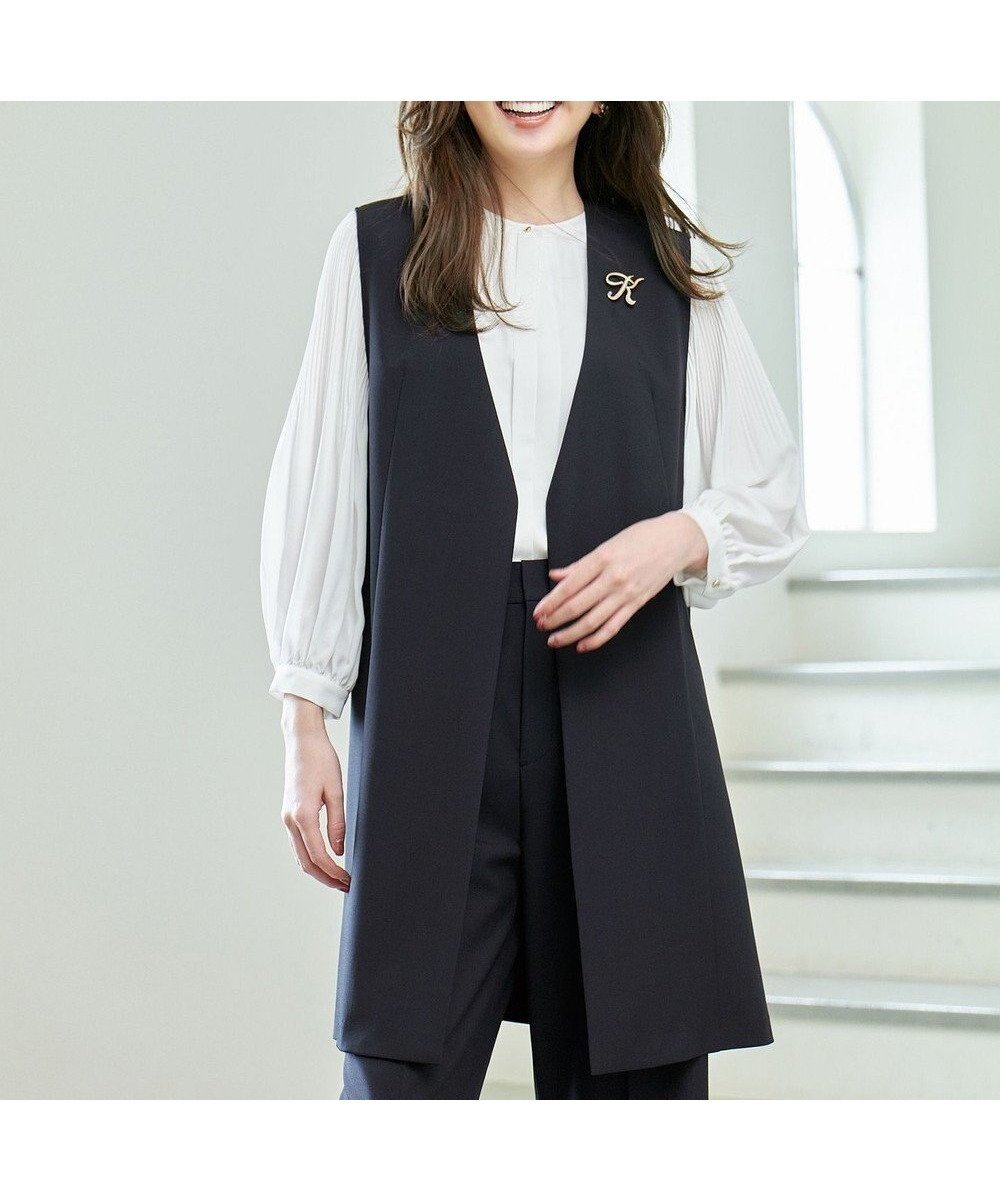 【エニー/ANY】の【洗濯機可/ストレッチ/セットアップ可】イージーケアストレッチジレ 人気、トレンドファッション・服の通販 founy(ファニー) 　ファッション　Fashion　レディースファッション　Fashion for Women　アウター　Coat / Outerwear Collection　トップス・カットソー　Cut & Sew Tops　ベスト&ジレ / 重ね着スタイル　Vests & Gilets　セットアップ　Matching Sets　レディーストップス・ブラウス　Tops & Blouses / Assorted Women's Tops　春　Spring　ストレッチ　Stretch, Stretchy Fabric　セットアップ　Set-Up, Coordinated Outfit　ベスト　Vest, Waistcoat　S/S・春夏　SS, Spring/Summer, Warm Season　おすすめ　Recommended / Our Picks　夏　Summer　セレモニー　Ceremony　 other-1|ID: prp329100004250865 ipo3291000000034282347