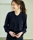 【エニー/ANY】の【洗濯機可/2WAY】ボウタイブラウス ネイビー|ID: prp329100004250873 ipo3291000000034337801