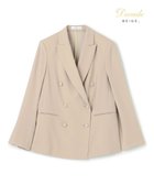 【ベイジ,/BEIGE,】の【洗える】CINDY / ダブルブレストジャケット Sand|ID:prp329100004250892