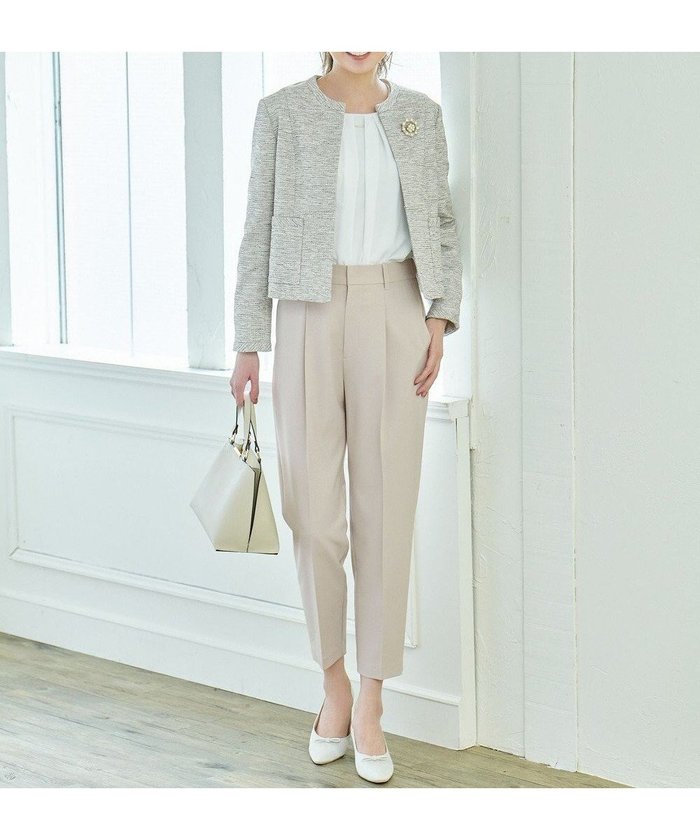 【エニー/ANY】の【洗濯機可/ストレッチ/ウエストゴム/セットアップ可】イージーケアテーパードパンツ インテリア・キッズ・メンズ・レディースファッション・服の通販 founy(ファニー) https://founy.com/ ファッション Fashion レディースファッション Fashion for Women セットアップ Matching Sets レディースパンツ・ボトムス Pants & Trousers / Bottoms おすすめ Recommended / Our Picks ストレッチ Stretch, Stretchy Fabric セットアップ Set-Up, Coordinated Outfit セレモニー Ceremony ビジネス 仕事 通勤 Business / Work / Commuting 夏 Summer 春 Spring S/S・春夏 SS, Spring/Summer, Warm Season |ID: prp329100004251078 ipo3291000000034282350