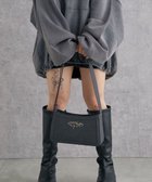 【ウィゴー/WEGO】のBIGメタルパーツショルダー 人気、トレンドファッション・服の通販 founy(ファニー) ファッション Fashion レディースファッション WOMEN NEW・新作・新着・新入荷 New Arrivals スクエア Square スマホ Smartphone プレート Plate メタル Metal ワンポイント One Point thumbnail グレー|ID: prp329100004252146 ipo3291000000029512954