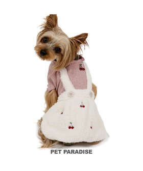 【ペットパラダイス/PET PARADISE / GOODS】のペットパラダイス スカート つなぎ 《チェリー柄》 小型犬 人気、トレンドファッション・服の通販 founy(ファニー) A/W・秋冬 Aw・Autumn/Winter・Fw・Fall-Winter チェリー Cherry 冬 Winter 犬 Dog ホーム・キャンプ・アウトドア・お取り寄せ Home,Garden,Outdoor,Camping Gear ペットグッズ Pet Supplies |ID:prp329100004252158