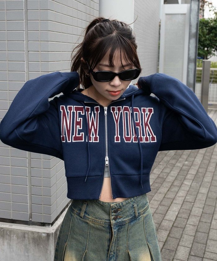 【ウィゴー/WEGO】のNEWYORK裏起毛ZIPパーカー インテリア・キッズ・メンズ・レディースファッション・服の通販 founy(ファニー) https://founy.com/ ファッション Fashion レディースファッション WOMEN トップス・カットソー Tops/Tshirt パーカ Sweats 春 Spring 秋 Autumn/Fall ショート Short スマホ Smartphone 人気 Popularity 長袖 Long Sleeve パーカー Hoodie ロング Long A/W・秋冬 Aw・Autumn/Winter・Fw・Fall-Winter NEW・新作・新着・新入荷 New Arrivals |ID: prp329100004252181 ipo3291000000029513085