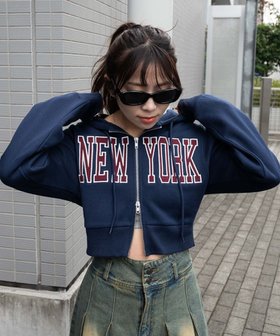 【ウィゴー/WEGO】 NEWYORK裏起毛ZIPパーカー人気、トレンドファッション・服の通販 founy(ファニー) ファッション Fashion レディースファッション WOMEN トップス・カットソー Tops/Tshirt パーカ Sweats 春 Spring 秋 Autumn/Fall ショート Short スマホ Smartphone 人気 Popularity 長袖 Long Sleeve パーカー Hoodie ロング Long A/W・秋冬 Aw・Autumn/Winter・Fw・Fall-Winter NEW・新作・新着・新入荷 New Arrivals |ID:prp329100004252181