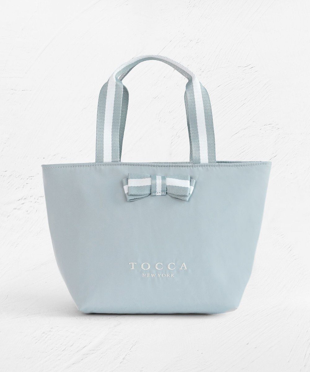 【トッカ/TOCCA】の【WEB限定】BICOLOR RIBBON COOLERBAG クーラーバッグ インテリア・キッズ・メンズ・レディースファッション・服の通販 founy(ファニー) 　ファッション　Fashion　レディースファッション　WOMEN　バッグ　Bag　NEW・新作・新着・新入荷　New Arrivals　2025年　2025　S/S・春夏　Ss・Spring/Summer　夏　Summer　ブルー系|ID: prp329100004252189 ipo3291000000029513123