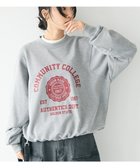 【クラフトスタンダードブティック/CRAFT STANDARD BOUTIQUE】のカレッジプリントプルオーバー Gray Mixture|ID: prp329100004252213 ipo3291000000029513230