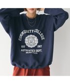 【クラフトスタンダードブティック/CRAFT STANDARD BOUTIQUE】のカレッジプリントプルオーバー Navy|ID: prp329100004252213 ipo3291000000029513232