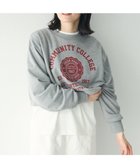 【クラフトスタンダードブティック/CRAFT STANDARD BOUTIQUE】のカレッジプリントショートプルオーバー Gray Mixture|ID: prp329100004252214 ipo3291000000029513235