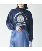 【クラフトスタンダードブティック/CRAFT STANDARD BOUTIQUE】のカレッジプリントショートプルオーバー Navy|ID: prp329100004252214 ipo3291000000029513237