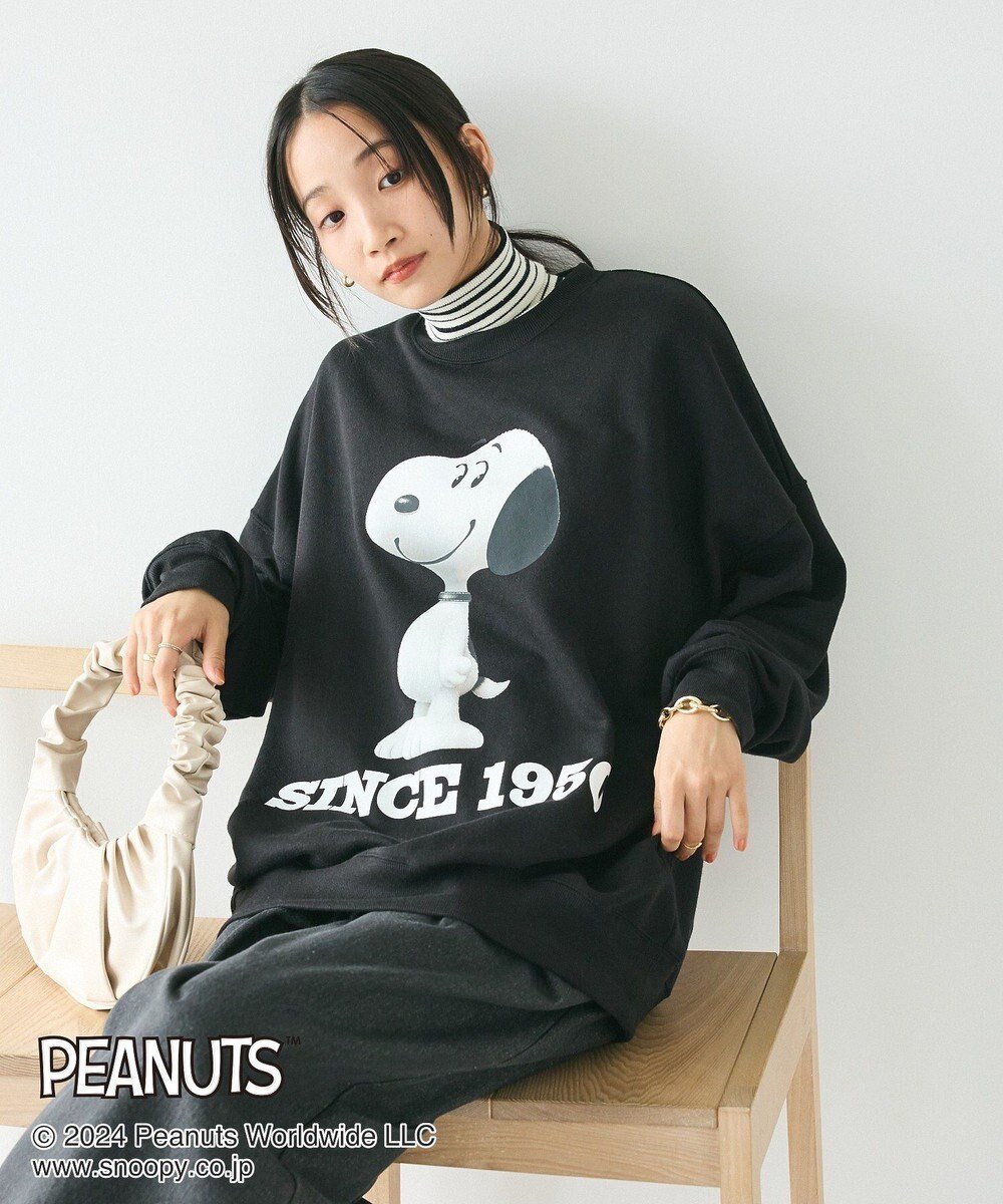 【クラフトスタンダードブティック/CRAFT STANDARD BOUTIQUE】の【PEANUTS】プリントスウェット インテリア・キッズ・メンズ・レディースファッション・服の通販 founy(ファニー) 　ファッション　Fashion　レディースファッション　WOMEN　トップス・カットソー　Tops/Tshirt　パーカ　Sweats　スウェット　Sweat　NEW・新作・新着・新入荷　New Arrivals　A/W・秋冬　Aw・Autumn/Winter・Fw・Fall-Winter　キャラクター　Character　スウェット　Sweat　プリント　Print　ポケット　Pocket　人気　Popularity　Black|ID: prp329100004252220 ipo3291000000029513265