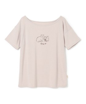 【チャコット/Chacott】 ◎【Nela ライン】Tシャツ人気、トレンドファッション・服の通販 founy(ファニー) ファッション Fashion レディースファッション WOMEN トップス・カットソー Tops/Tshirt シャツ/ブラウス Shirts/Blouses ロング / Tシャツ T-Shirts NEW・新作・新着・新入荷 New Arrivals ネコ Cat プリント Print モチーフ Motif |ID:prp329100004254079