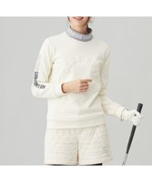 【23区 ゴルフ/NIJYUSANKU GOLF】の【WOMEN】凹凸ロゴモックネック 人気、トレンドファッション・服の通販 founy(ファニー) ファッション Fashion レディースファッション WOMEN トップス・カットソー Tops/Tshirt パーカ Sweats スウェット Sweat NEW・新作・新着・新入荷 New Arrivals A/W・秋冬 Aw・Autumn/Winter・Fw・Fall-Winter シンプル Simple スウェット Sweat フロント Front プリント Print メンズ Mens |ID:prp329100004254093