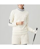 【23区 ゴルフ/NIJYUSANKU GOLF】の【WOMEN】凹凸ロゴモックネック 人気、トレンドファッション・服の通販 founy(ファニー) ファッション Fashion レディースファッション WOMEN トップス・カットソー Tops/Tshirt パーカ Sweats スウェット Sweat NEW・新作・新着・新入荷 New Arrivals A/W・秋冬 Aw・Autumn/Winter・Fw・Fall-Winter シンプル Simple スウェット Sweat フロント Front プリント Print メンズ Mens thumbnail アイボリー系|ID: prp329100004254093 ipo3291000000029535375