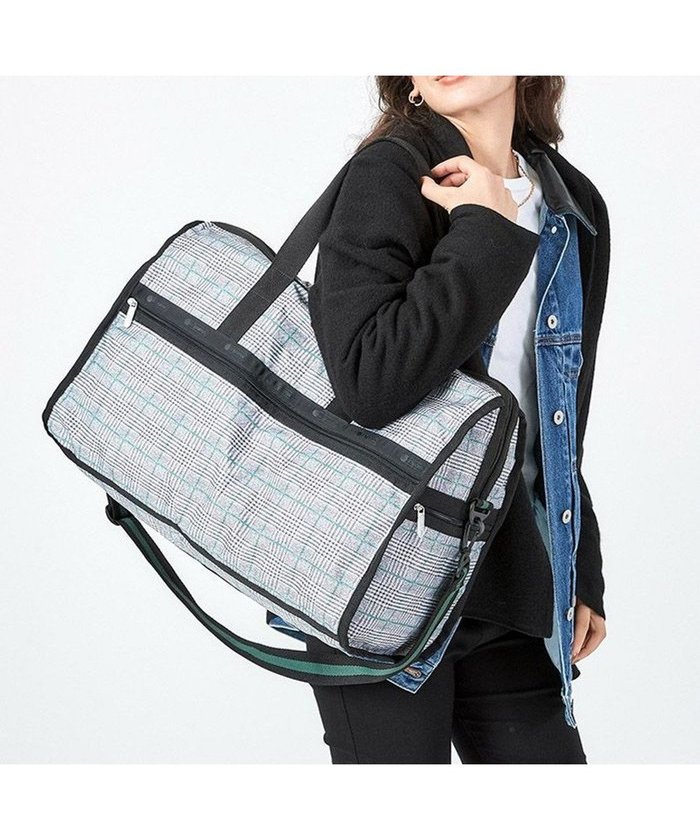 【レスポートサック/LeSportsac】のDELUXE LG WEEKENDER/グレー/グリーンチェック インテリア・キッズ・メンズ・レディースファッション・服の通販 founy(ファニー) https://founy.com/ ファッション Fashion レディースファッション WOMEN シンプル Simple チェック Check ボストンバッグ Boston Bag ポケット Pocket モノトーン Monotone NEW・新作・新着・新入荷 New Arrivals 旅行 Travel |ID: prp329100004255723 ipo3291000000029556363