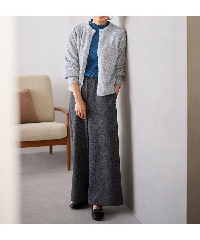 【エニー/ANY】の【手洗い可/ウエストゴム】ドロストワイドパンツ インテリア・キッズ・メンズ・レディースファッション・服の通販 founy(ファニー) https://founy.com/ ファッション Fashion レディースファッション Fashion for Women パンツ Pants & Trousers ウォーム Warm Fabric ワイド Wide, Wide Fit A/W・秋冬 Autumn/Winter |ID: prp329100004255739 ipo3291000000033579657