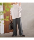 【エニー/ANY】の【手洗い可/ウエストゴム】ドロストワイドパンツ グレーストライプ|ID: prp329100004255739 ipo3291000000033579660