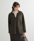 【グリーンパークス/Green Parks】の圧縮ポンチキーネックプルオーバー 人気、トレンドファッション・服の通販 founy(ファニー) ファッション Fashion レディースファッション WOMEN トップス・カットソー Tops/Tshirt パーカ Sweats プルオーバー Pullover スウェット Sweat NEW・新作・新着・新入荷 New Arrivals A/W・秋冬 Aw・Autumn/Winter・Fw・Fall-Winter おすすめ Recommend インナー Inner カットソー Cut And Sew スウェット Sweat スリット Slit タートルネック Turtleneck ポケット Pocket thumbnail Dark Green|ID: prp329100004255744 ipo3291000000029556433