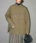 【グリーンパークス/Green Parks】のキルティングシャツブルゾン 人気、トレンドファッション・服の通販 founy(ファニー) ファッション Fashion レディースファッション WOMEN アウター Coat Outerwear ジャケット Jackets ブルゾン Blouson/Jackets NEW・新作・新着・新入荷 New Arrivals A/W・秋冬 Aw・Autumn/Winter・Fw・Fall-Winter クラシック Classic ジャケット Jacket スウェット Sweat スリット Slit フラップ Flap ブルゾン Blouson ポケット Pocket ワイド Wide thumbnail Khaki|ID: prp329100004255774 ipo3291000000029556560