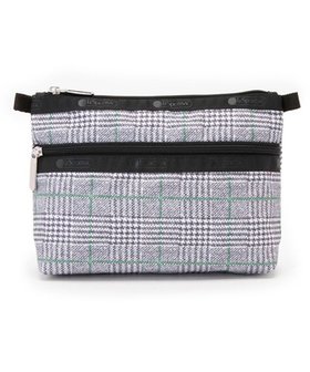 【レスポートサック/LeSportsac】 COSMETIC CLUTCH/グレー/グリーンチェック人気、トレンドファッション・服の通販 founy(ファニー) ファッション Fashion レディースファッション WOMEN バッグ Bag 財布 Wallets ポーチ Pouches NEW・新作・新着・新入荷 New Arrivals おすすめ Recommend シンプル Simple ジップ Zip チェック Check ポケット Pocket ポーチ Pouch モノトーン Monotone 旅行 Travel 財布 Wallet |ID:prp329100004255853